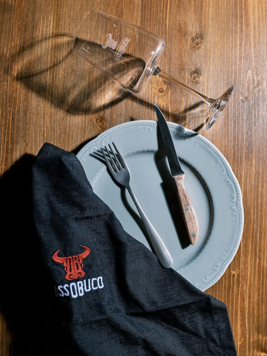 Carefully crafted table setting